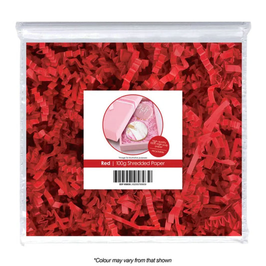 Shredded Paper Red 100g