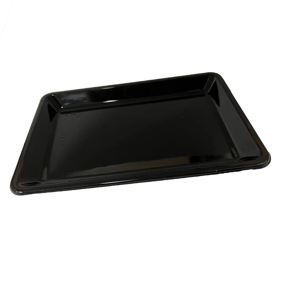 FE57 Plastic PET Food Tray Black 180x125x15mm 1000/Ctn