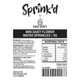 Sprink'd Mini Daisy Flower Mix Wafer Sprinkles Nutritional Information                                                         