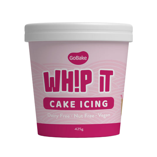 GoBake Whip It Cake Icing Pastel Pink 425g