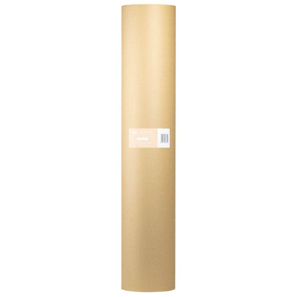 M Kraft Brown Paper Roll 1200mm Wide x 250m 80gsm