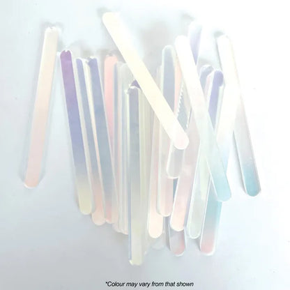 Acrylic Cake Popsicle Sticks Rainbow | 12/Pack