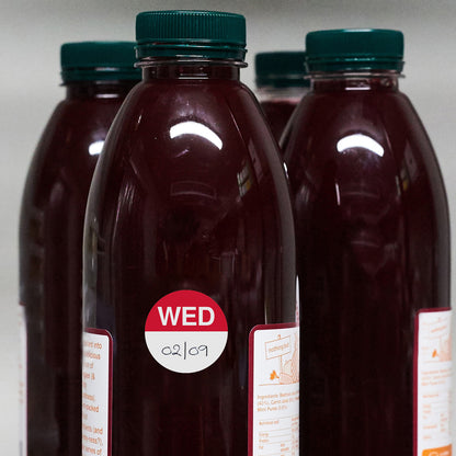 Avery Round Day Labels 24mm 'WEDNESDAY' | 1000/Roll