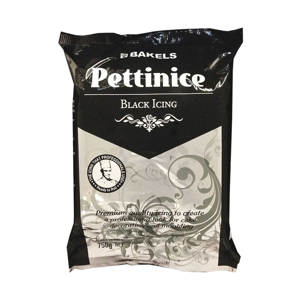 Bakels Pettinice Black RTR Icing 750g | BB 03/26