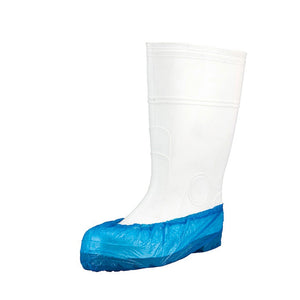 Bastion Disposable Polyethylene Overshoes Blue 100/Pack
