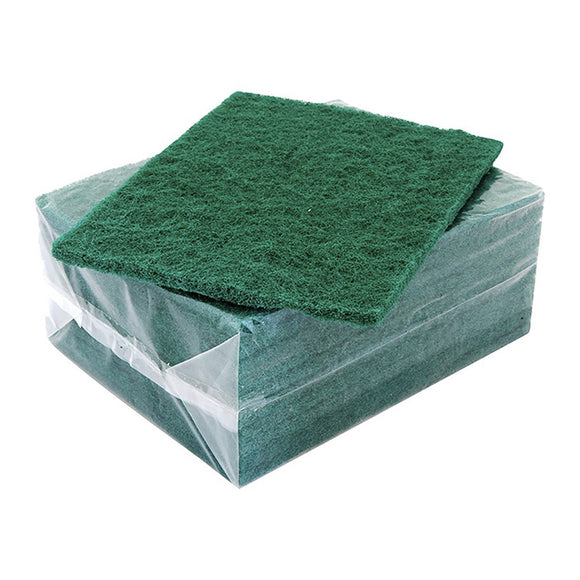 Bastion Green Scouring Pads (200x145mm) 10/Pack