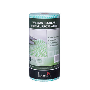 Bastion Regular Multi-Purpose Wipes Green 90/Roll