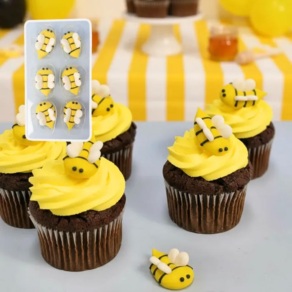 Bees Sugar Decorations | 6 Piece Pack