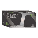 Pomona Nitrile Black Texture Grip Powder Free Gloves Medium 100/Pack