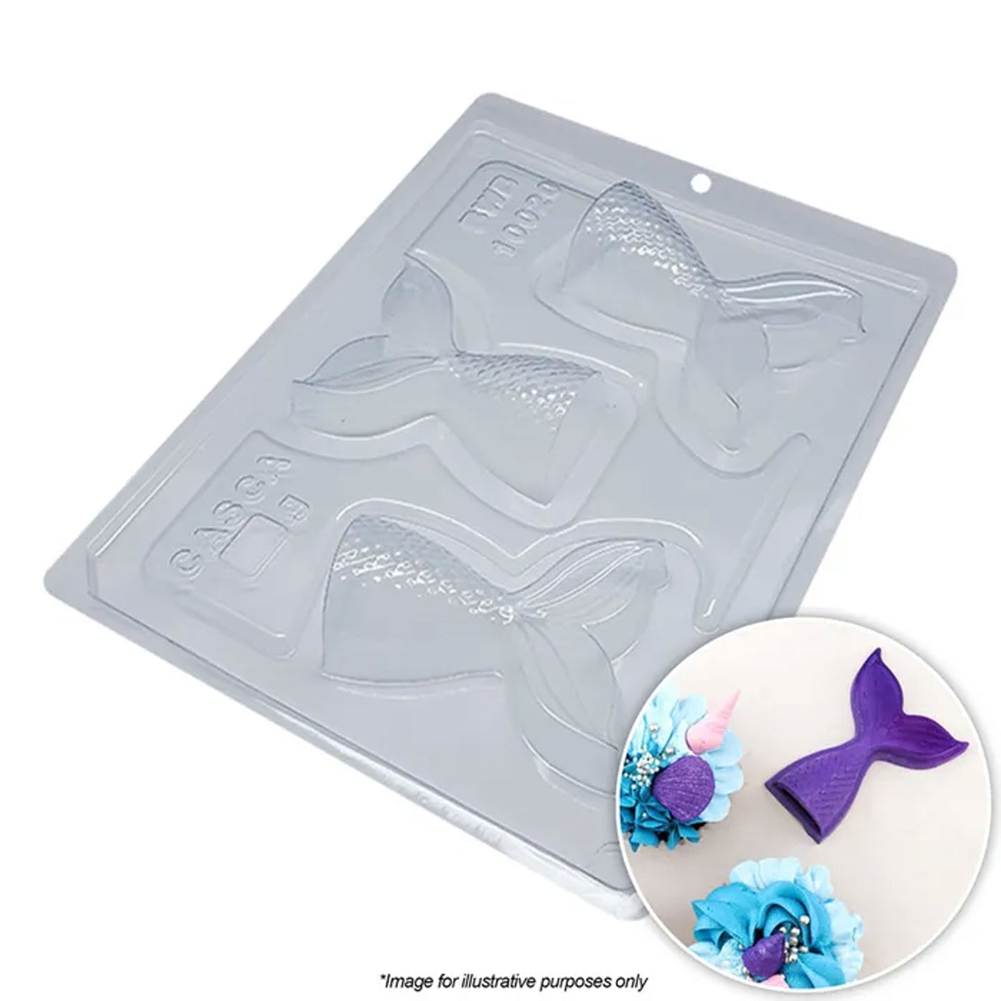 BWB Medium Mermaid Tails Mould 3 Piece