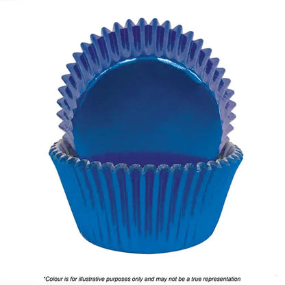 Cake Craft 390 Baking Cups Foil Blue | 72/Pack
