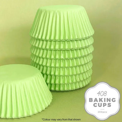 Cake Craft 408 Baking Cups Pastel Green | 200/Pack