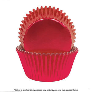 Cake Craft 390 Baking Cups Foil Red | 72/Pack