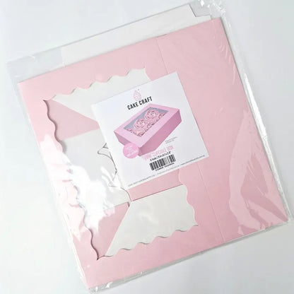 Cake Craft 6 Hole Cupcake Box Pink | Each