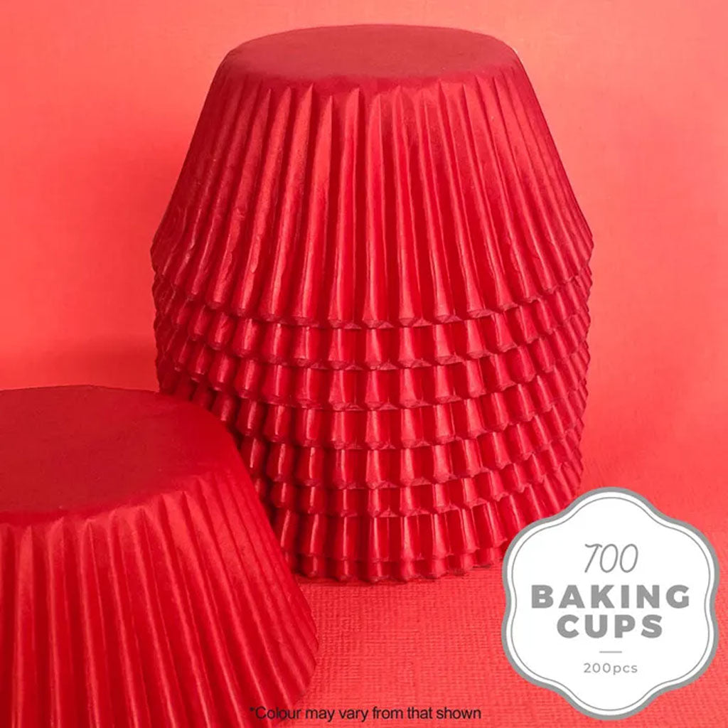 Cake Craft 700 Baking Cups | Red | 200/Pack