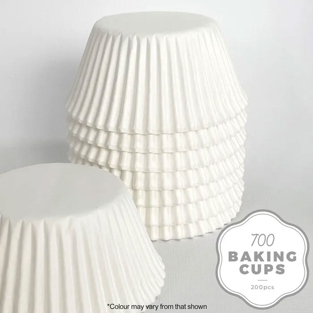 Cake Craft 700 Baking Cups | White | 200/Pack