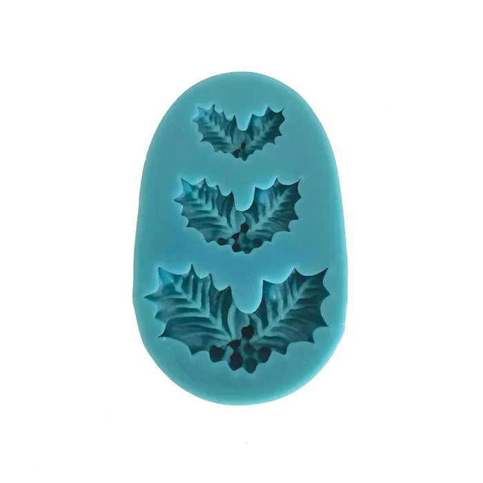 Assorted Holly Silicone Mould
