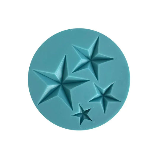 Cake Craft Assorted Star Silicone Mould