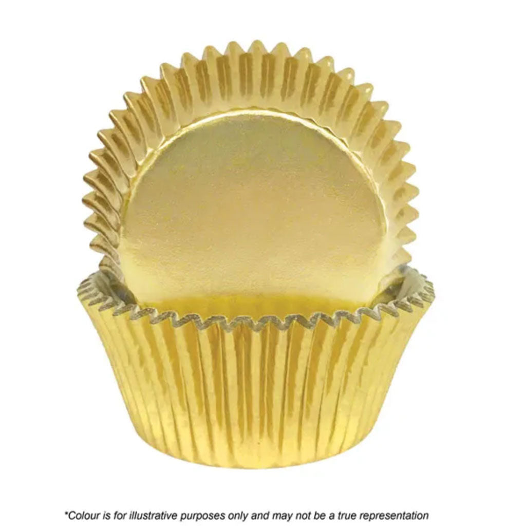 Cake Craft 390 Baking Cups Foil Gold | 72/Pack
