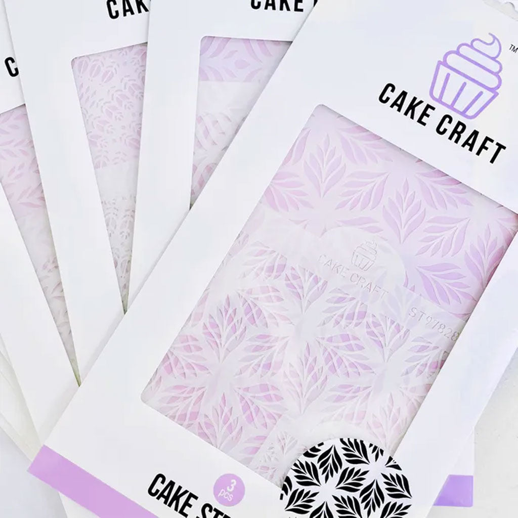 Cake Craft Cake Stencils Zig Zag | 3 Piece
