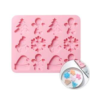 Cake Craft Christmas Silicone Mould 12 Cavity