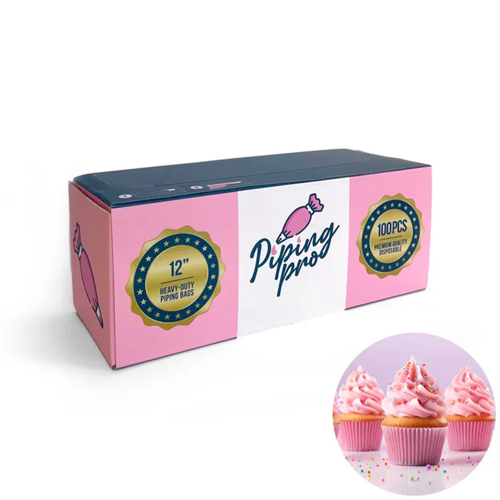 Cake Craft Disposable Piping Bags - 12 Inch | 100/Box