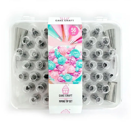 Cake Craft Master Piping Tip Set 56 Piece Set