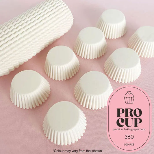 Baking Cups White 360 | 500/Pack