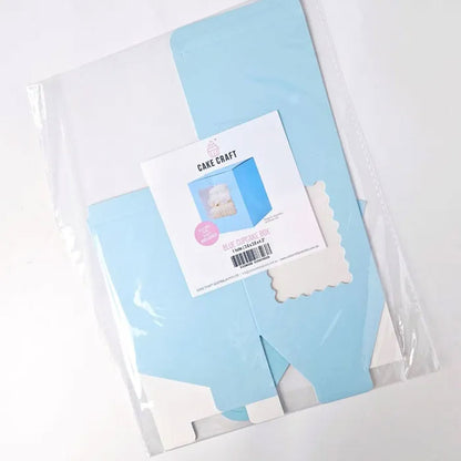 Cake Craft 1 Hole Cupcake Box Blue | Each