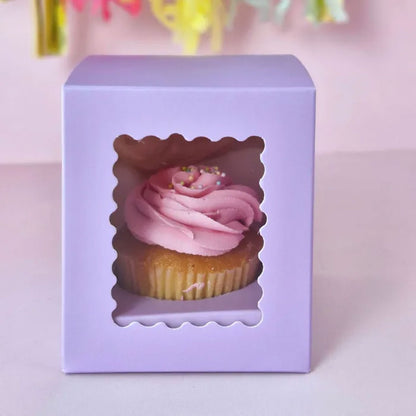 Cake Craft 1 Hole Cupcake Box Lilac | Each