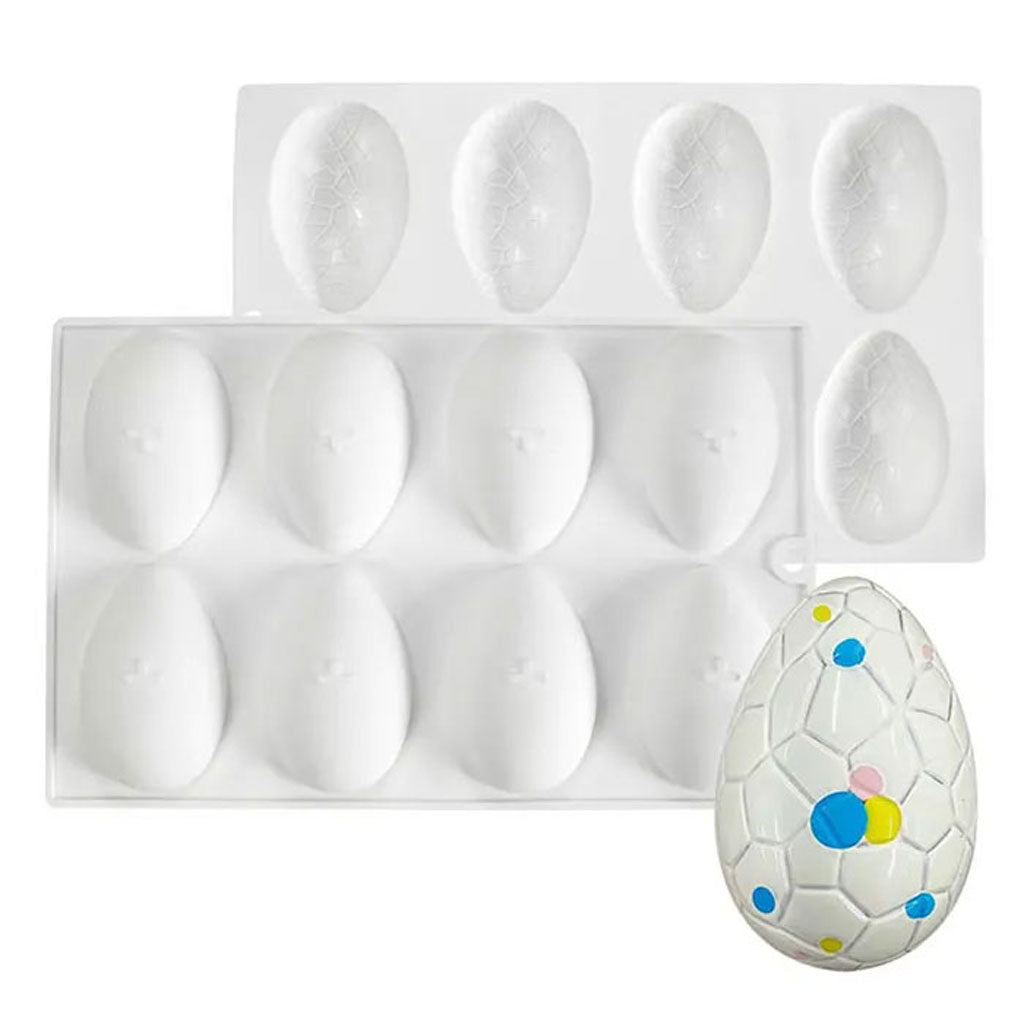 Cake Craft Small Traditional Egg Silicone Mould