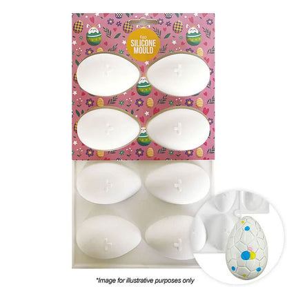Cake Craft Small Traditional Egg Silicone Mould