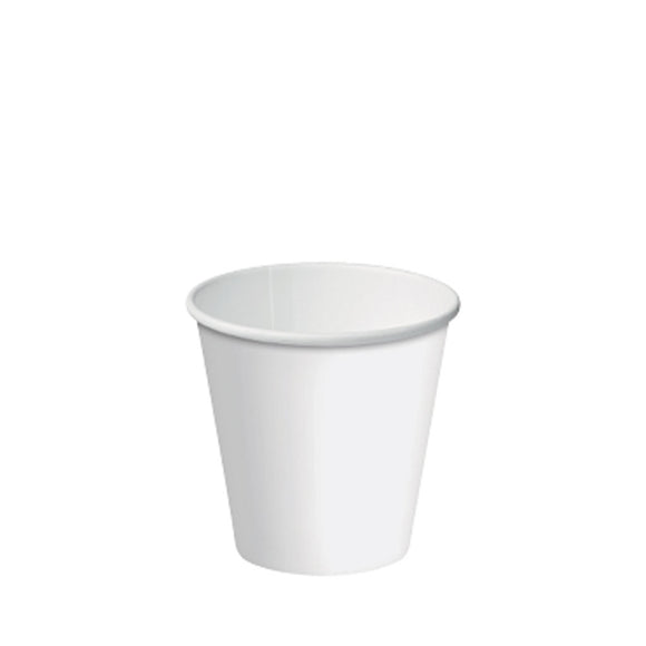 Castaway Single Wall Coffee Cup White 6oz 50/Pack