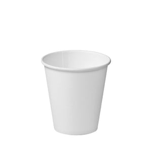 Castaway Single Wall Coffee Cup White 8oz 50/Pack