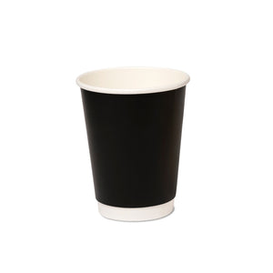 B/Buy Coffee Cup Smooth Double Wall Black 12oz | 25/Pack