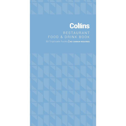 Collins Restaurant Triplicate Food & Drink Book 50 Leaf