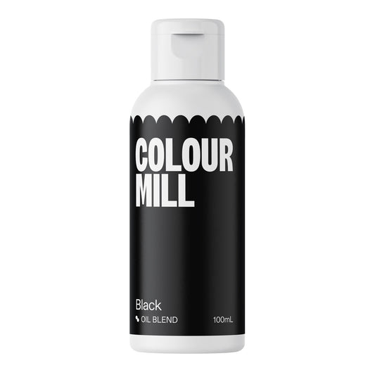 Colour Mill Black Oil Based Food Colouring 100ml
