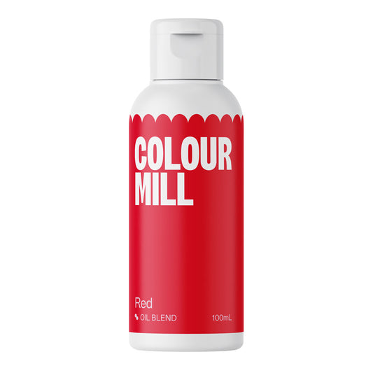 Colour Mill Red Oil Based Food Colouring 100ml | BB 10/29