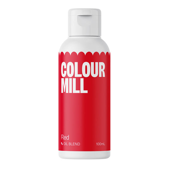 Colour Mill Red Oil Based Food Colouring 100ml | BB 01/28