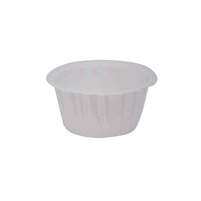 small white paper baking cup