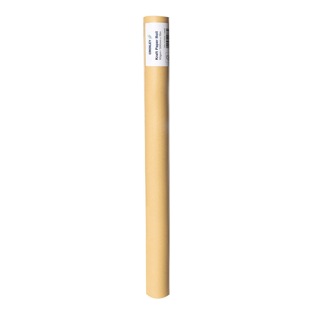 Croxley Kraft Brown Paper Roll 500mm x 10m 60gsm