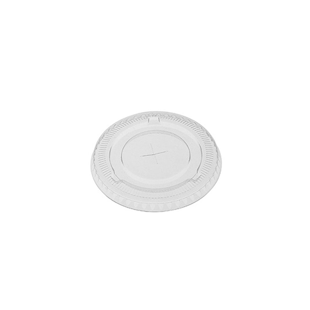 Emperor Clear PET Flat Lid to fit 8oz & 10oz Emperor PET Clear Cups | 50/Pack