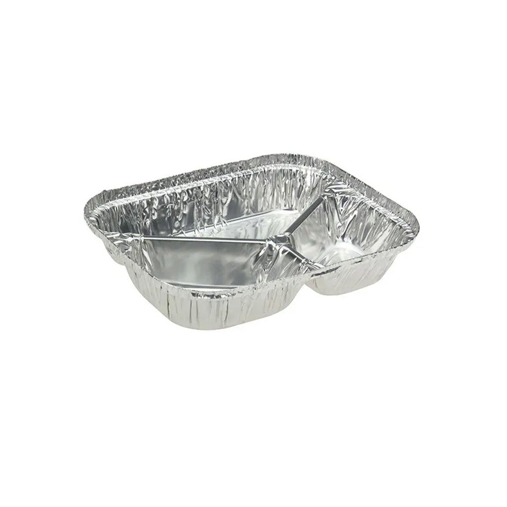 Emperor Rectangle 3 Part Foil Tray & Lid | 50/Pack