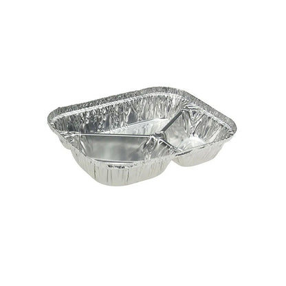 Emperor Rectangle 3 Part Foil Tray & Lid | 50/Pack