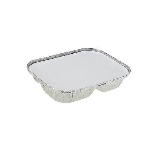 Emperor Rectangle 3 Part Foil Tray & Lid | 50/Pack