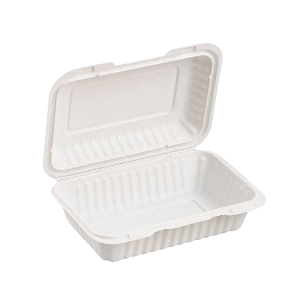EP205 Plastic Rectangle Meal Clamshell  | 50/Pack