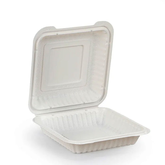 EP91 Large Plastic Meal Clamshell 9x9x3" | 50/Pack