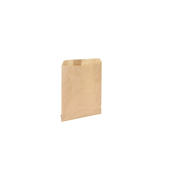 Flat Brown #1 Paper Bags 140mm x 180mm 100/Pack