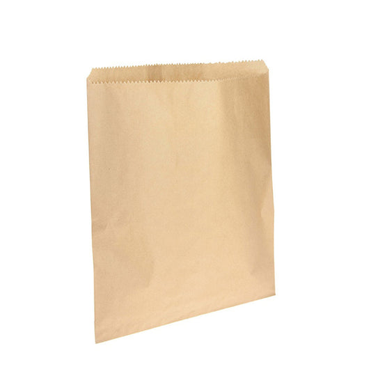 Flat Brown #10 Paper Bag | 100/Pack