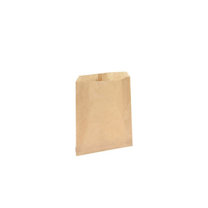Flat Brown #2 Paper Bags 160mm x 200mm 100/Pack